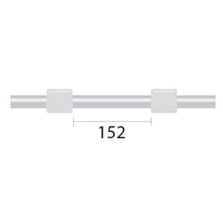 Glass Expansion&nbsp;Tygon MH Pump Tube 2tag (152mm) 1.02mm ID White/White (PKT 6)