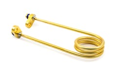 Glass Expansion&nbsp;RF Coil, Gold Plated and PTFE sheathed