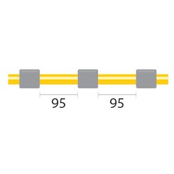 Glass Expansion&nbsp;ProLok Contour Flared End Solva Pump Tube 3tag (95mm) 1.30mm ID Grey/Grey (PKT 6)