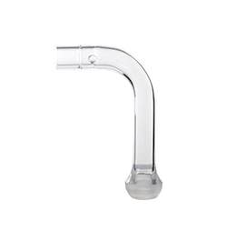 Glass Expansion&nbsp;Quartz Adaptor MB19, 90deg