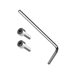 Glass Expansion&nbsp;Socket Head Screw, M4 X 12 (PKT 2), & Allen Key