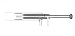 Glass Expansion&nbsp;Quartz Torch with 1.0mm Injector for Finnigan Element 1