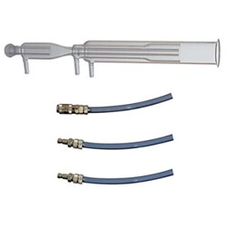 Glass Expansion&nbsp;Quartz Torch with 3.0mm Injector, Sheath Gas & Fittings for Spectro EOP