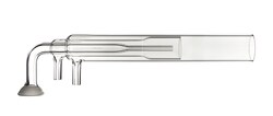 Glass Expansion&nbsp;Quartz Torch (Organics) RA/FS13 & 0.8mm Injector for 700-ES or Vista Axial