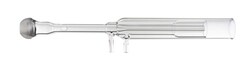 Glass Expansion&nbsp;Quartz Torch 1.2mm injector, 4mm OD side arms with S19 for Spectro SOP
