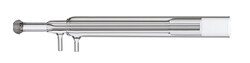 Glass Expansion&nbsp;Quartz Torch for Nu Vitesse, 1.8mm injector