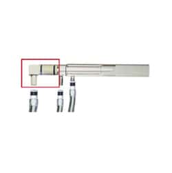 Glass Expansion&nbsp;Semi Demountable Torch Adaptor 8/44 with right angle bend