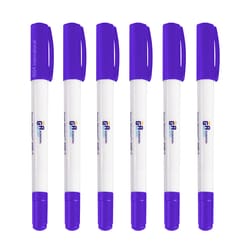 GA International&nbsp;Dual Point Cryogenic Waterproof Permanent Marker Purple 6/pack