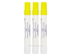 GA International&nbsp;Solid Ink Water-Resistant Big Tip Marker Fluo Yellow 3/pack
