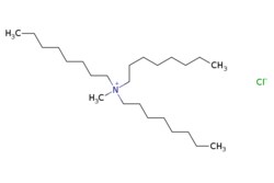 eMolecules​&nbsp;5137-55-3 | Tri-n-octylmethylammonium chloride | Chem-Impex | MFCD00011862 | 404.160 | C25H54ClN | 98.000 | [Cl-].CCCCCCCC[N+](C)(CCCCCCCC)CCCCCCCC | 100g | 112767757