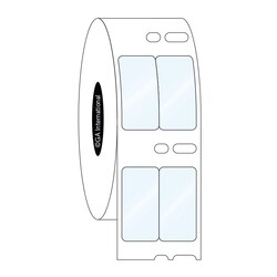 GA International&nbsp;Transparent Dymo-Compatible Deep-Freeze Labels (Patent Pending) 0.5
