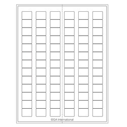GA International&nbsp;Cryogenic Labels for Laser Printers 0.94