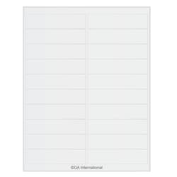 GA International&nbsp;Cryogenic Labels for Laser Printers 4