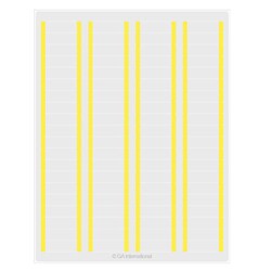 GA International&nbsp;Transparent Permanent Cryogenic & Autoclave-Resistant Laser Labels 1.75