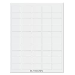 GA International&nbsp;Cryogenic Labels for Laser Printers 1.5