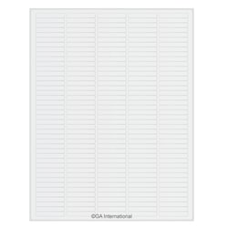 GA International&nbsp;Removable Cryogenic Labels for Laser Printers 1.5