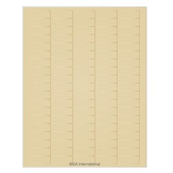 GA International&nbsp;Removable Cryogenic Labels for Laser Printers 1.42