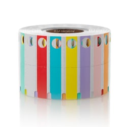 GA International&nbsp;Non-Adhesive Thermal-Transfer Tags for High-Profile PCR Tubes & Tube Strips (Patent Pending) 1.53