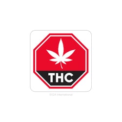 GA International&nbsp;THC-Standardized Cannabis Symbol (Canada) Labels 0.75