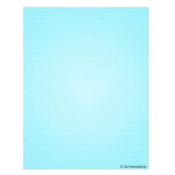 GA International&nbsp;Laser & Inkjet Matte Paper Labels 1.75