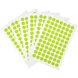 GA International&nbsp;Cryogenic Color Dots for Tops of 0.5 mL & 1.5 mL Microtubes 0.44