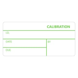 GA International&nbsp;Self-Laminating Calibration Labels - 