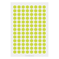 GA International&nbsp;Cryogenic Color Dots for Tops of 0.5 mL & 1.5 mL Microtubes 0.354