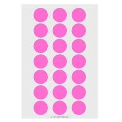 GA International&nbsp;Cryogenic Color Dots Labels 0.75