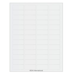 GA International&nbsp;Cryogenic Labels for Laser Printers 1.77