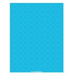 GA International&nbsp;Laser & Inkjet Matte Paper Labels 0.75