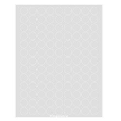 GA International&nbsp;Laser & Inkjet Matte Paper Labels 0.75