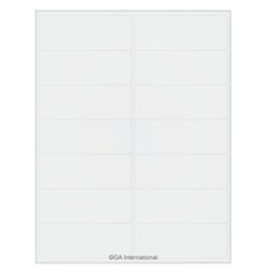 GA International&nbsp;Laser & Inkjet Matte Paper Labels 4
