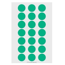 GA International&nbsp;Cryogenic Color Dots Labels 0.75