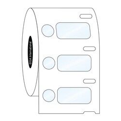 GA International&nbsp;Transparent Dymo-Compatible Deep-Freeze Labels (Patent Pending) 1.04