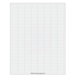 GA International&nbsp;Laser & Inkjet Matte Paper Labels 0.94
