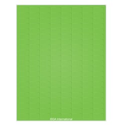 GA International&nbsp;Laser & Inkjet Matte Paper Labels 0.94