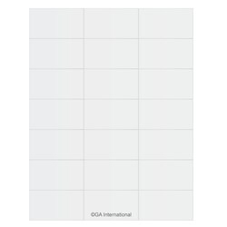 GA International&nbsp;Cryogenic Labels for Inkjet Printers 2.83