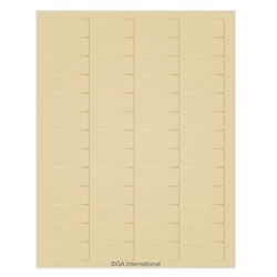 GA International&nbsp;Removable Cryogenic Labels for Laser Printers 1.77