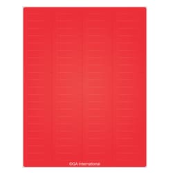 GA International&nbsp;Removable Autoclave-Resistant Labels for Laser Printers 1.75