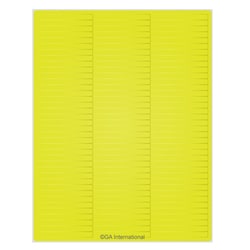 GA International&nbsp;Removable Cryogenic Labels for Laser Printers 2.64
