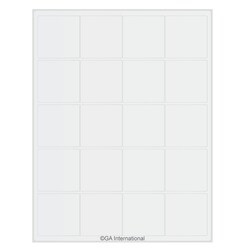 GA International&nbsp;Removable Cryogenic Labels for Laser Printers 2