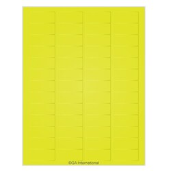 GA International&nbsp;Removable Cryogenic Labels for Laser Printers 1.77