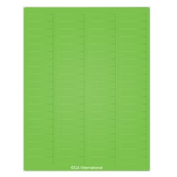 GA International&nbsp;Removable Autoclave-Resistant Labels for Laser Printers 1.75