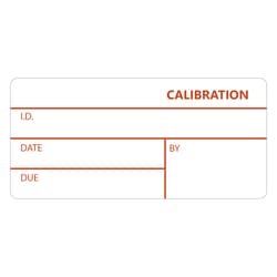 GA International&nbsp;Self-Laminating Calibration Labels - 