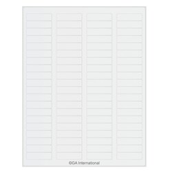 GA International&nbsp;Laser & Inkjet Matte Paper Labels 1.75