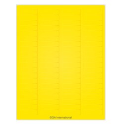 GA International&nbsp;Laser & Inkjet Matte Paper Labels 1.75