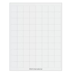 GA International&nbsp;Transparent Removable Cryogenic Labels for Laser Printers 1