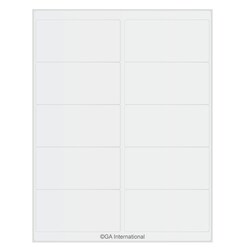 GA International&nbsp;Laser & Inkjet Matte Paper Labels 4
