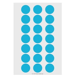 GA International&nbsp;Cryogenic Color Dots Labels 0.75