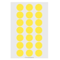 GA International&nbsp;Cryogenic Color Dots Labels 0.75
